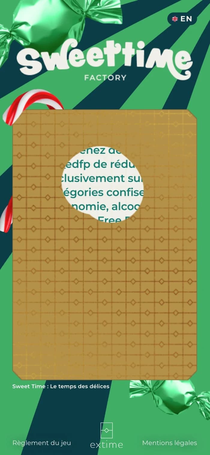 Jeu à gratter virtuel — Sweetime Factory — 03 Grattage tactile